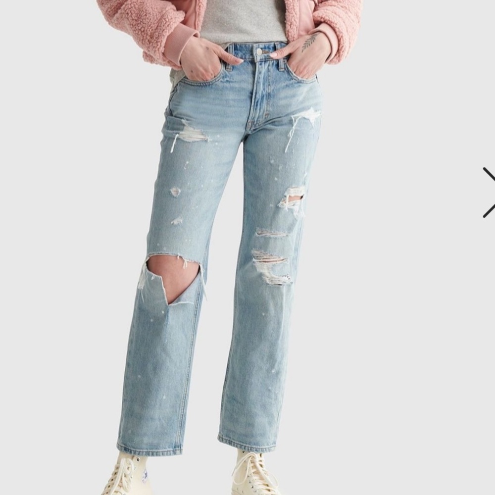 Lucky Brand Mid Rise Boyfriend Jean - 6/28